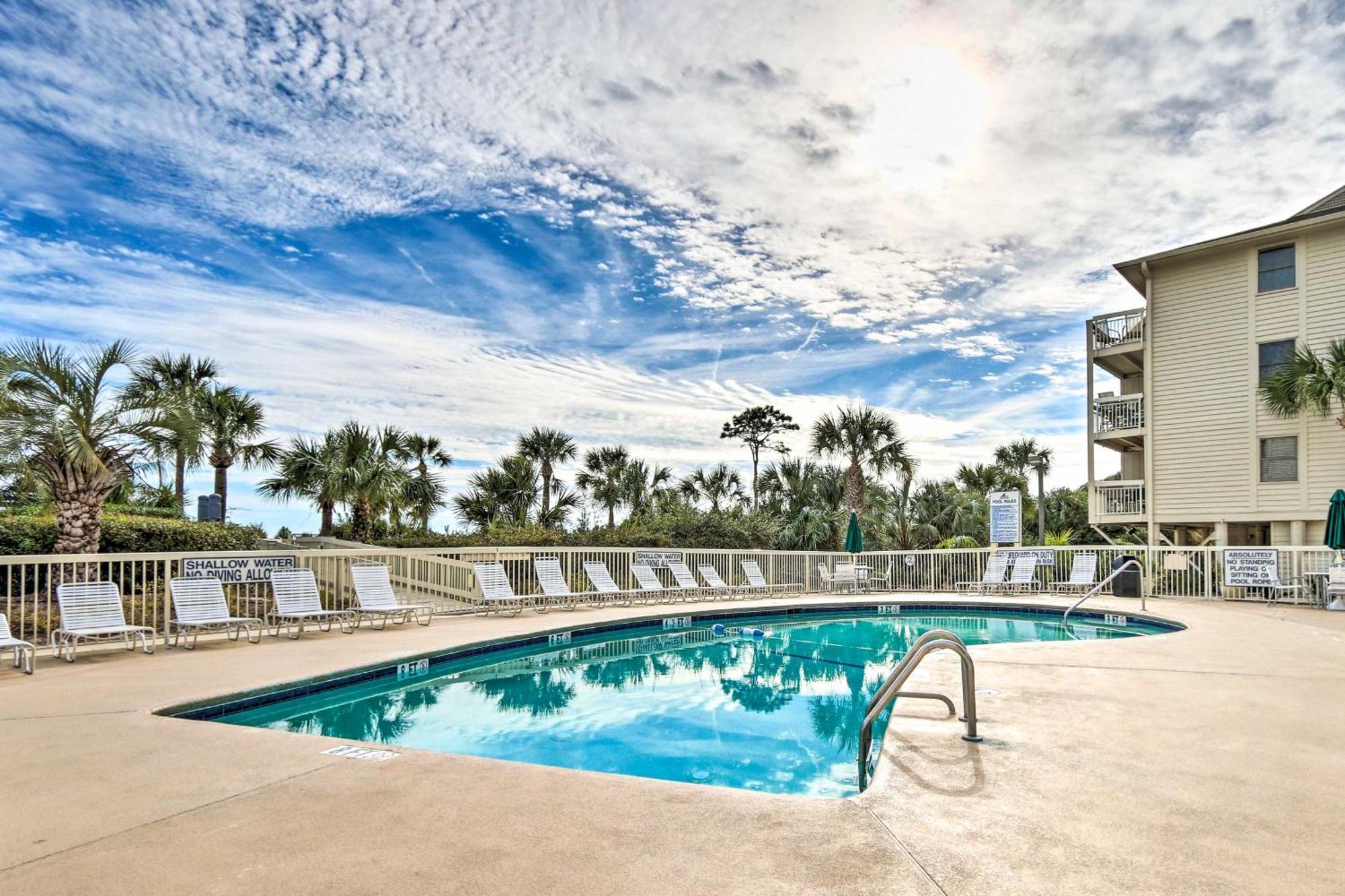 Walk To Beach Resort Condo In Hilton Head! Hilton Head Island Exterior photo