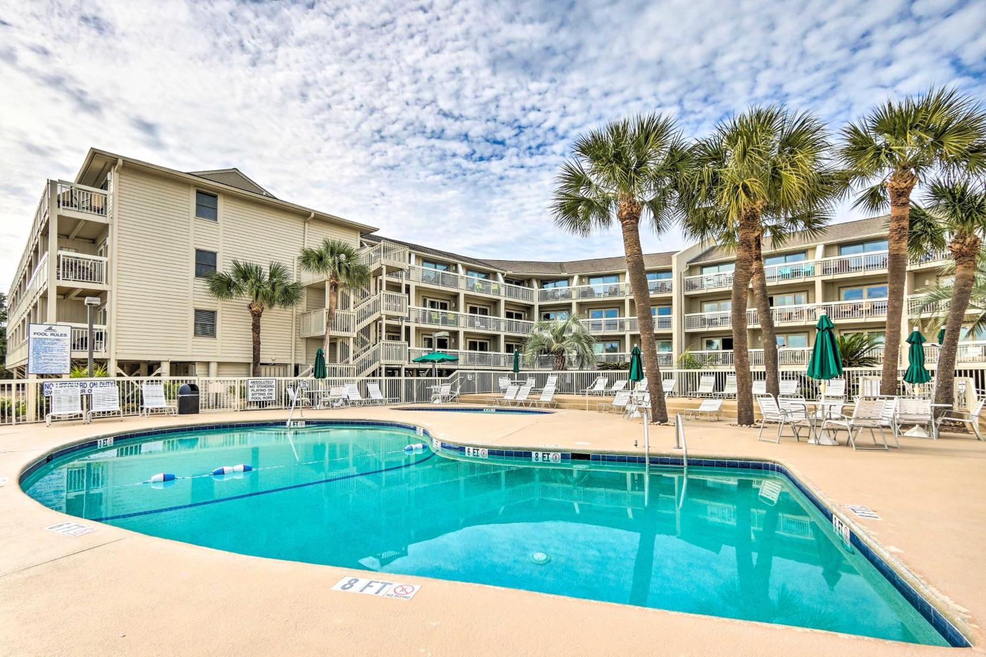 Walk To Beach Resort Condo In Hilton Head! Hilton Head Island Exterior photo